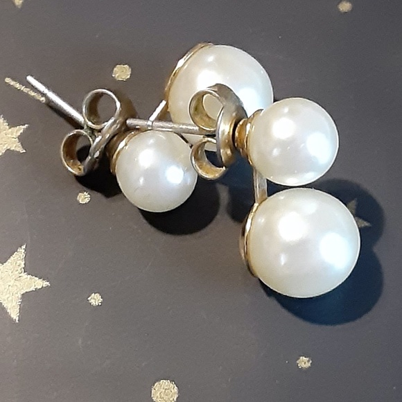 Faux Pearl Earrings - Picture 1 of 1